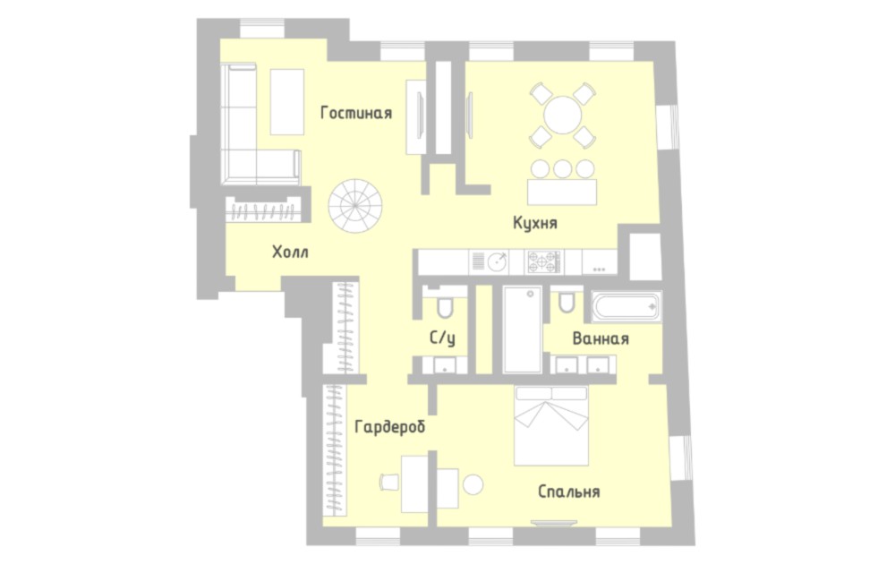 Купить однокомнатные апартаменты в ЖК «MOSS Apartments»