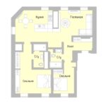 Купить трехкомнатные апартаменты в ЖК «MOSS Apartments»